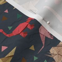 Origami dinosaurs - 9x9