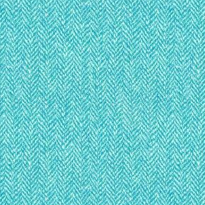 faux tweedy light bright aqua herringbone tweed