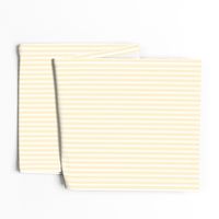 Classic Small Buttercup Yellow Pastel Butter French Mattress Ticking Double Stripes