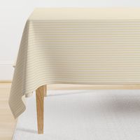 Classic Small Buttercup Yellow Pastel Butter French Mattress Ticking Double Stripes