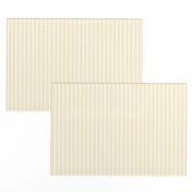 Classic Small Buttercup Yellow Pastel Butter French Mattress Ticking Double Stripes