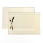 Classic Small Buttercup Yellow Pastel Butter French Mattress Ticking Double Stripes