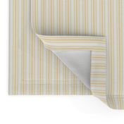 Classic Small Buttercup Yellow Pastel Butter French Mattress Ticking Double Stripes