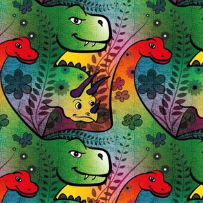 Colourful Dinos