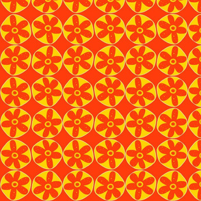 Hippie Blooms - Orange and Yellow