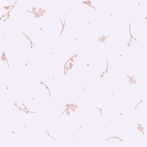 dusty lilac mauve buttercups