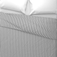 Trendy Large Black Tarp Black French Mattress Ticking Double Stripes