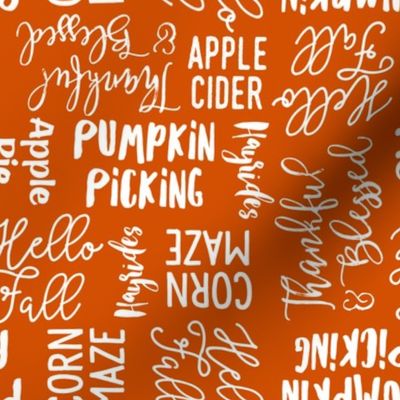 Favorite things of fall - fall words on cider - LAD19