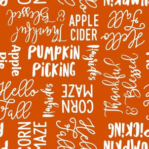 Favorite things of fall - fall words on cider - LAD19