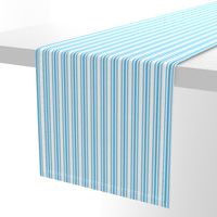 Trendy Large Blue Sky Pastel Blue French Mattress Ticking Double Stripes