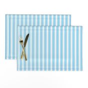 Trendy Large Blue Sky Pastel Blue French Mattress Ticking Double Stripes