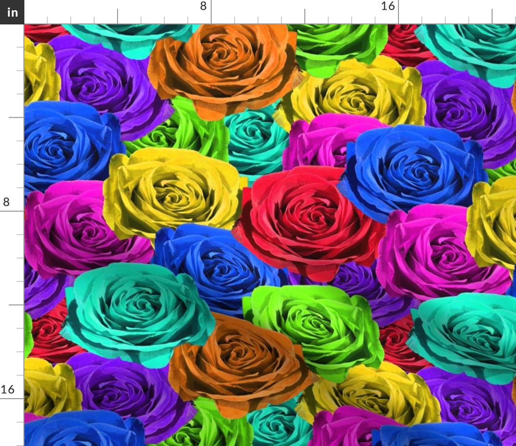 Rainbow Roses #1