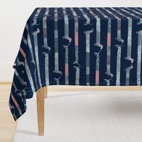 Sashiko Style Dachshund