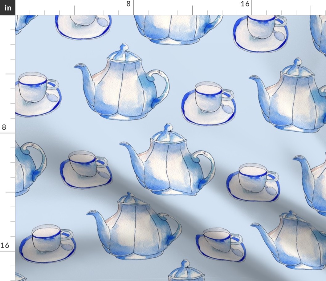   Blue Teaparty