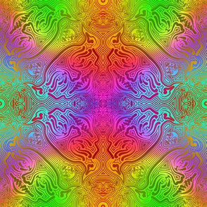 Daemon Damask rainbow