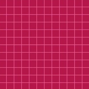 Sweet Cherry Grid of Cherry Pink Delight on Ripe Cherry Crimson