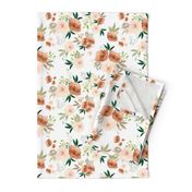 10.5" Sante Fe Watercolor Florals // White