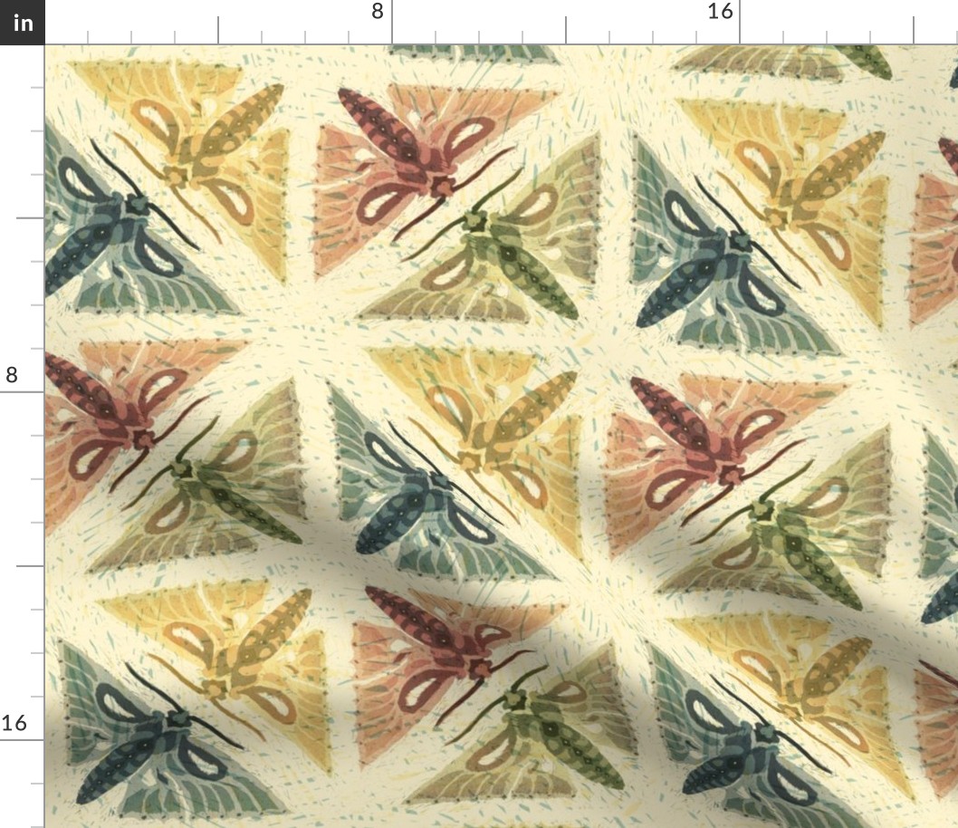 Moth Quilt Squares