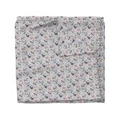 Pupper Camper Bandana Size Grey