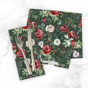 Snowy Christmas Florals // Evergreen