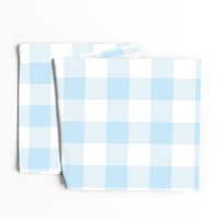 light blue buffalo check