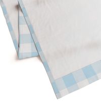 light blue buffalo check