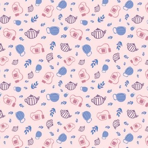 tea seamless pattern design