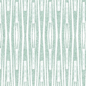 Velvety Tribal Stripes in Leaf Green Reversed  