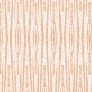 Velvety Tribal Stripes in Peach  