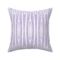 Velvety Tribal Stripes in Lilac  