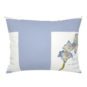 Grace , Gladiolus,  purple, scripture, wall hanging, pillow