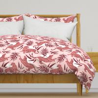 Pink Tigers and Bamboos - Large