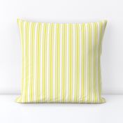 Trendy Large Highlighter Yellow Pastel Highlighter French Mattress Ticking Double Stripes