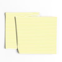 Classic Small Highlighter Yellow Pastel Highlighter French Mattress Ticking Double Stripes