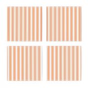 Trendy Large Orange Soda French Mattress Ticking Double Stripes