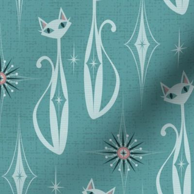 Starburst Diamond Cats - Blue