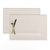 Classic Small Beige Burlap French Mattress Ticking Double Stripes