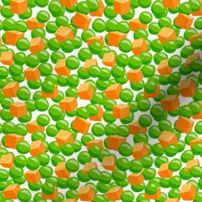 peas and carrots - food (white) - LAD19
