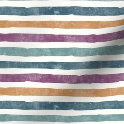 fall stripes - blue and purple - LAD19