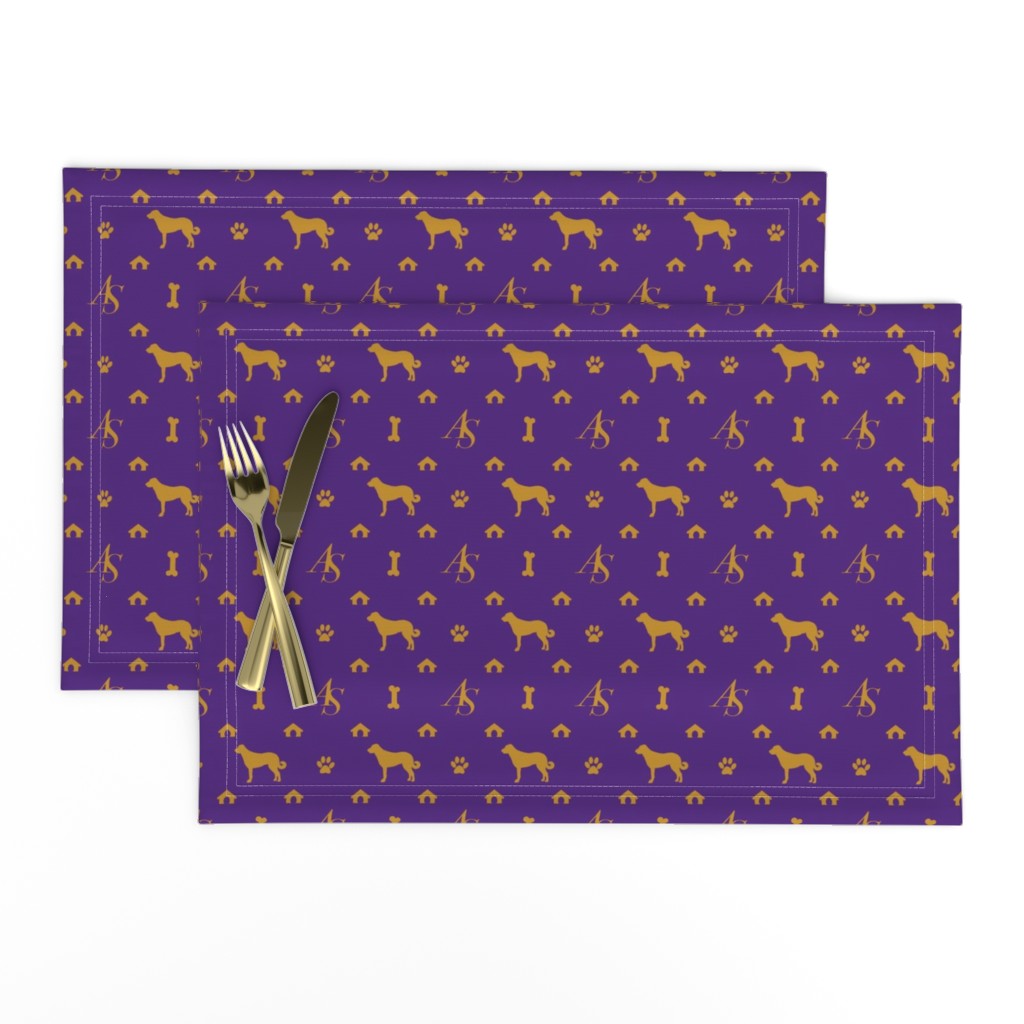 WKC Anatolian Shepherd Louis Luxury Motif Dog Print