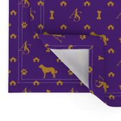 WKC Anatolian Shepherd Louis Luxury Motif Dog Print