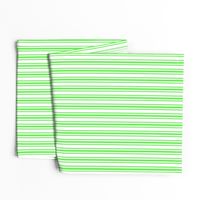 Trendy Large Lime Margarita Green French Mattress Ticking Double Stripes