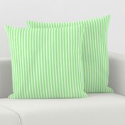 Classic Small Lime Margarita Green French Mattress Ticking Double Stripes