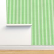 Classic Small Lime Margarita Green French Mattress Ticking Double Stripes