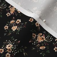 Emila Watercolor Floral V3 - Black