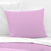 Classic Small Pink Fuchsia Pastel Pink French Mattress Ticking Double Stripes