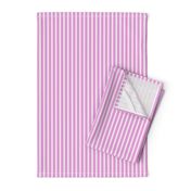 Classic Small Pink Fuchsia Pastel Pink French Mattress Ticking Double Stripes