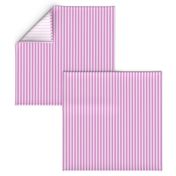 Classic Small Pink Fuchsia Pastel Pink French Mattress Ticking Double Stripes