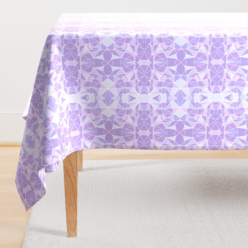 Purple Geometric Wall Small