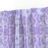 Purple Geometric Wall Small